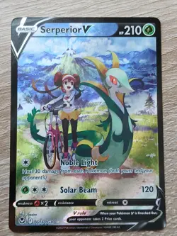 Serperior V TG13/TG30 Trainer Gallery Sword & Shield-Silver Tempest Pokemon TCG - Image 2