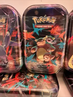 Pokemon Mega Evolutions Mini Tin Pokemon TCG Sealed Individual Tins - Image 3