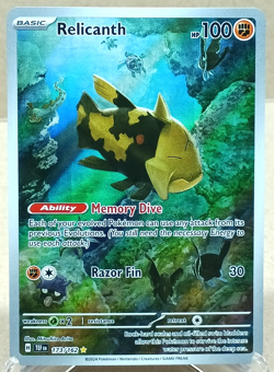 Sv05: Temporal Forces - Relicanth Illustration Rare Holo #173/162 Pokemon TCG - Image 1