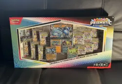 Pokemon Prismatic Evolutions Lucario ex & Tyranitar ex Premium Collection - Image 1