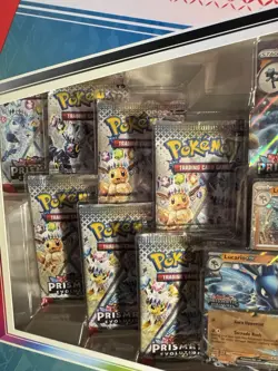 Pokemon Prismatic Evolutions Lucario ex & Tyranitar ex Premium Collection - Image 3