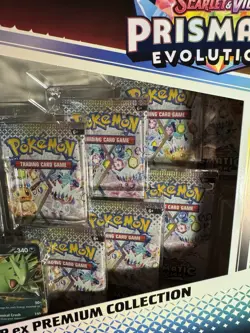 Pokemon Prismatic Evolutions Lucario ex & Tyranitar ex Premium Collection - Image 5