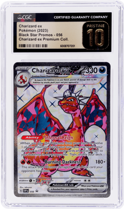 2023 Pokemon Scarlet and Violet Black Star Promo Charizard Ex CGC BL - Image 1