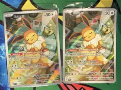 Pokemon TCG: Prismatic Evolutions ETB Black Star Promo Eevee 173 NM 2X LOT - Image 1