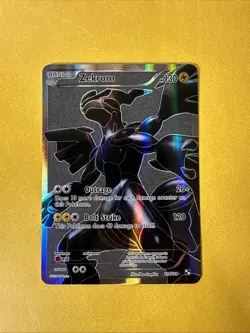 2011 Pokemon Black & White Zekrom Full Art 114/114 Ultra Rare - Ships Fast - Image 1