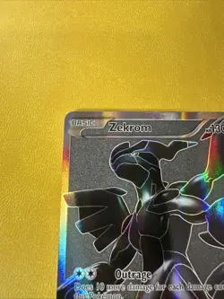 2011 Pokemon Black & White Zekrom Full Art 114/114 Ultra Rare - Ships Fast - Image 3