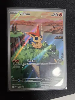 Pokemon TCG Victini SVP 208 2025 Illustration Collection Black Star Promo - NM - Image 1
