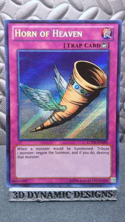 | Yugioh Horn of Heaven LCYW-EN090 Secret RareYugi World NM 🔥 | - Image 1