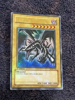 Red Eyes Black Dragon LOB-070 1st Edition Asian English Mint Condition Yu-Gi-Oh! - Image 1