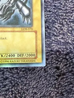 Red Eyes Black Dragon LOB-070 1st Edition Asian English Mint Condition Yu-Gi-Oh! - Image 4