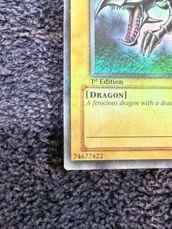 Red Eyes Black Dragon LOB-070 1st Edition Asian English Mint Condition Yu-Gi-Oh! - Image 5
