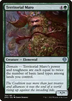 (1x FOIL) TERRITORIAL MARO - Dominaria United - MTG Magic the Gathering Card - Image 1