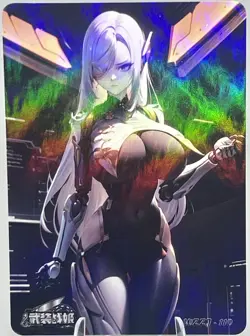 MECHA GIRL Puzzle Back WZZJ.110 ARMED CONCUBINE Goddess Story Anime Card - Image 1