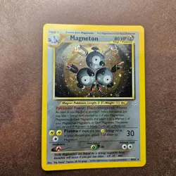 Magneton 10/64 Holo Pokemon Neo Revelation Card MP - Image 1