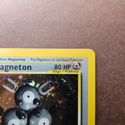 Magneton 10/64 Holo Pokemon Neo Revelation Card MP - Image 3