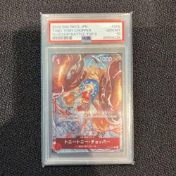 PSA10 Tony Tony Chopper C Parallel ST01-006 Flagship Promo One Piece Card - Image 1