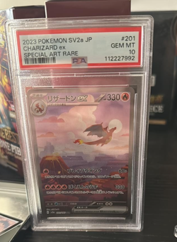 PSA 10 GEM MINT Charizard ex 201/165 Sv2a: Pokemon Card 151 Holo (Japanese) - Image 2