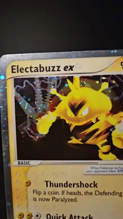 Electabuzz EX 97/109 Holo Rare EX Ruby & Sapphire Pokemon Card 2003 LP - Image 2