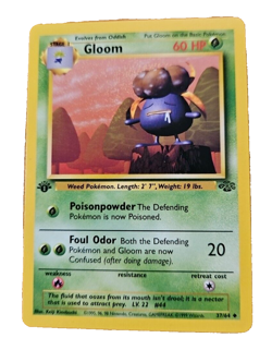 Pokemon TCG First Edition Gloom 1999 Wizards Of The Coast TCG Jungle Set Card 37 - Image 2