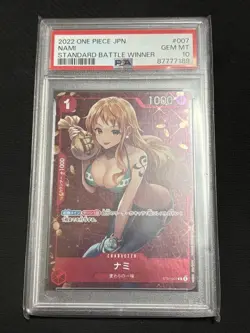 Nami P Standard Battle Winner Promo PSA10 Japanese One Piece Card Game 2022 - Image 1