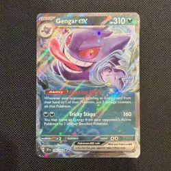 Gengar EX 104/162 Temporal Forces Pokemon Card Holo Full Art Near Mint - Image 1
