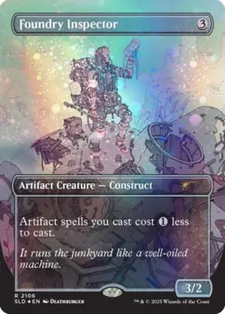 MTG English Foundry Inspector (Galaxy Foil) NM Foil Secret Lair - Image 1