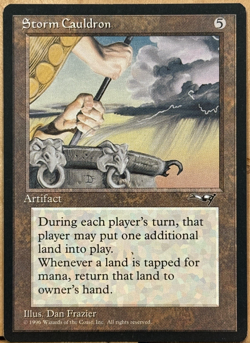 LIMITED EDITION Alliances Vintage MtG Storm Cauldron Unplayed NM - Image 1