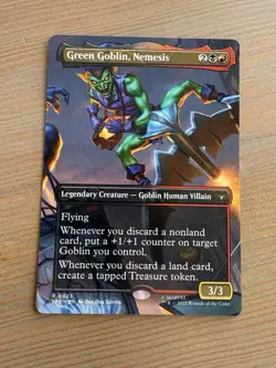 Green Goblin, Nemesis - 23 - MTG: Spider-Man: Eternal - Borderless - Rare - Image 1