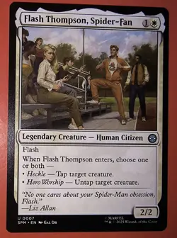MTG: SPIDER-MAN: FLASH THOMPSON, SPIDER - FAN 0007, REGULAR, UNCOMMON, NM - Image 1