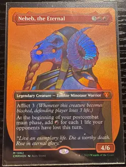 Neheb, the Eternal (Textured Foil) #1062 (NM) Commander Masters CMM Magic MTG - Image 1