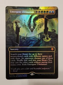 Mtg Special Guest Emergent Ultimatum Borderless NM Foil - Image 1