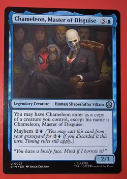 MTG: SPIDER-MAN: CHAMELEON, MASTER OF DISGUISE 0027, REGULAR, UNCOMMON, NM - Image 1