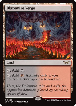 Blazemire Verge #256 | Near Mint | DSK Duskmourn Magic MTG - Image 1