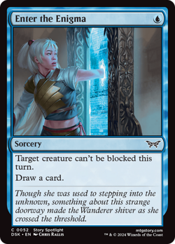 Enter the Enigma #52 | Near Mint FOIL | DSK Duskmourn Magic MTG - Image 1