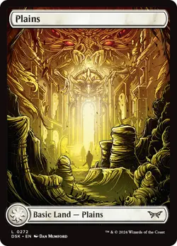 Plains #272 | Near Mint FOIL | DSK Duskmourn Magic MTG - Image 1