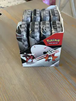 Pokemon TCG Black Bolt And White Flare Unova Mini Tin Set of 8 with Display Box! - Image 2