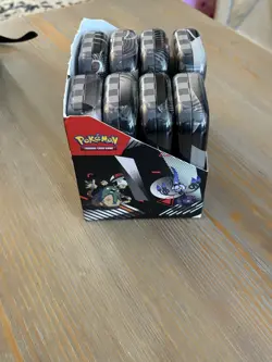 Pokemon TCG Black Bolt And White Flare Unova Mini Tin Set of 8 with Display Box! - Image 4