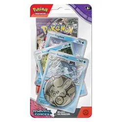 Pokemon Temporal Forces: Baxcalibur Premium Checklane Blister - Image 1
