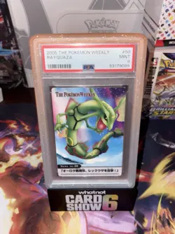 2005 English The Pokemon Weekly Rayquaza PSA 9 POP 1/3 in the world - Image 1