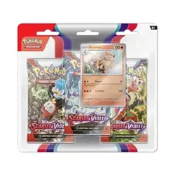 Pokemon Scarlet & Violet: Arcanine 3-Pack Blister - Image 1