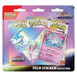 Pokemon Prismatic Evolutions: Sylveon Tech Sticker Collection - Image 1