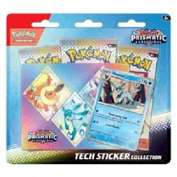 Pokemon Prismatic Evolutions: Glaceon Tech Sticker Collection - Image 1