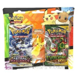 Pokemon Back to School Pikachu Eraser 2-Pack Blister - Image 1