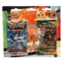 Pokemon Back to School Eevee Eraser 2-Pack Blister - Image 1