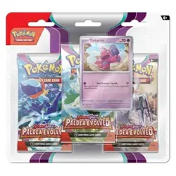 Pokemon Paldea Evolved: Tinkatink 3-Pack Blister - Image 1
