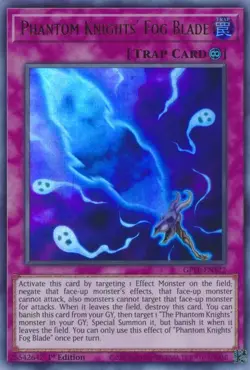 Yugioh! Phantom Knights' Fog Blade - GFTP-EN122 - Ultra Rare - 1st Edition Near - Image 1