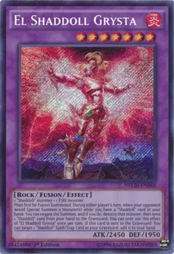 Yugioh! El Shaddoll Grysta - NECH-EN048 - Secret Rare - Unlimited Edition Near M - Image 1
