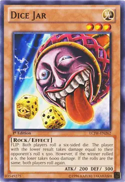 Yugioh! Dice Jar - LCJW-EN262 - Common - 1st Edition Near Mint, English - Image 1