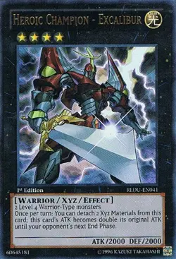 Yugioh! LP Heroic Champion - Excalibur - REDU-EN041 - Ultra Rare - Unlimited Edi - Image 1
