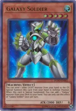 Yugioh! LP Galaxy Soldier - DUPO-EN062 - Ultra Rare - Unlimited Edition Lightly - Image 1